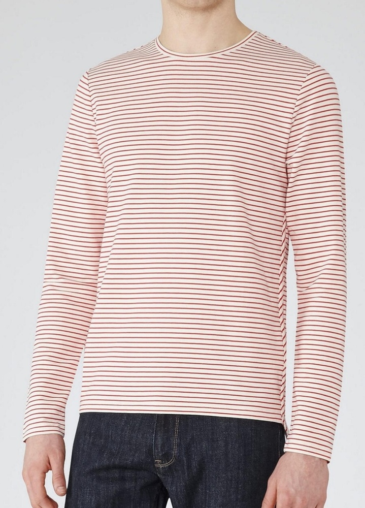 Reiss Monty Cotton Crew Neck Top